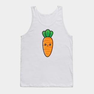 Cute Smiling Carrot Vegetable Tank Top